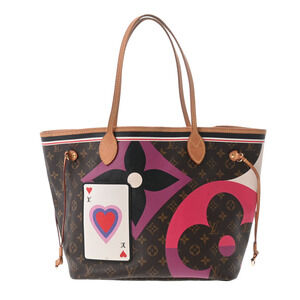 Louis Vuitton Monogram Game On Neverfull Brown Canvas Tote Bag